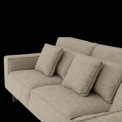 Hoeksalons|Ygo Hoeksalon KIRUNA Hoek Rechts Taupe B289