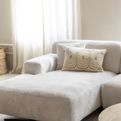 Hoeksalons|Ygo Hoeksalon KOKOMO Longchair Links Cream