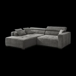 Hoeksalons|Ygo Hoeksalon LORETO Donkergrijs B283-L231