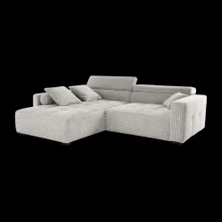 Hoeksalons|Ygo Hoeksalon LORETO Lichtgrijs B283-L231