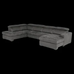 Hoeksalons|Ygo Hoeksalon MARLEY Longchair Rechts Smokey Grey