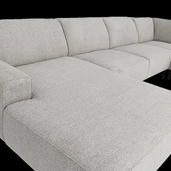 Hoeksalons|Ygo Hoeksalon MATEO Longchair Links Grijs