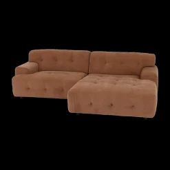 Hoeksalons|Ygo Hoeksalon MODEST Longchair Rechts Storm