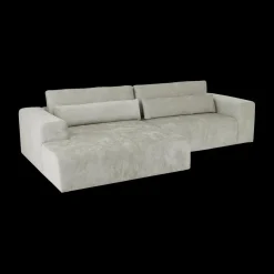 Hoeksalons|Ygo Hoeksalon ODILON Naturel Longchair Links B302