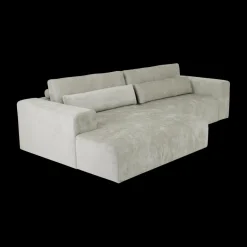 Hoeksalons|Ygo Hoeksalon ODILON Naturel Longchair Links B302