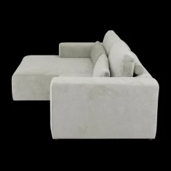 Hoeksalons|Ygo Hoeksalon ODILON Naturel Longchair Links B302