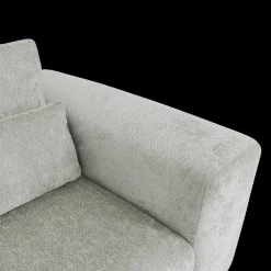 Hoeksalons|Ygo Hoeksalon ODILON Naturel Longchair Links B302