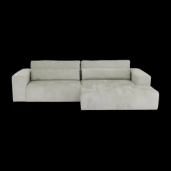 Hoeksalons|Ygo Hoeksalon ODILON Naturel Longchair Rechts B302