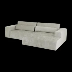 Hoeksalons|Ygo Hoeksalon ODILON Naturel Longchair Rechts B302