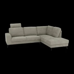 Hoeksalons|Ygo Hoeksalon PADUA Taupe Longchair Rechts B262