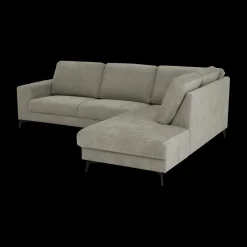 Hoeksalons|Ygo Hoeksalon PADUA Taupe Longchair Rechts B262