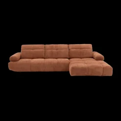 Hoeksalons|Ygo Hoeksalon PIERROT Longchair Rechts Coral B324