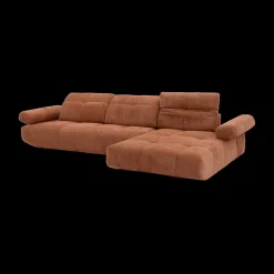 Hoeksalons|Ygo Hoeksalon PIERROT Longchair Rechts Coral B324