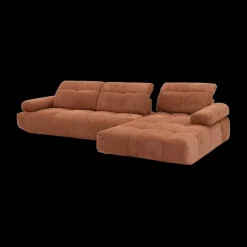 Hoeksalons|Ygo Hoeksalon PIERROT Longchair Rechts Coral B324