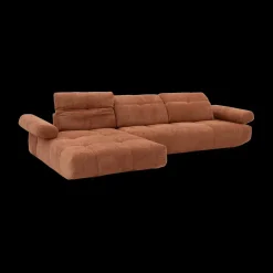 Hoeksalons|Ygo Hoeksalon PIERROT Longchair Links Coral B324