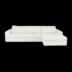 Hoeksalons|Ygo Hoeksalon PLUSS Longchair Rechts Wit