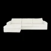 Hoeksalons|Ygo Hoeksalon PLUSS Longchair Links Wit