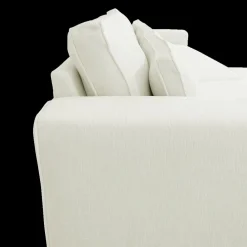 Hoeksalons|Ygo Hoeksalon PLUSS Longchair Links Wit