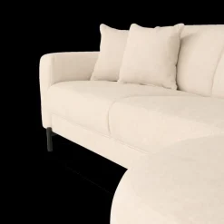 Hoeksalons|Ygo Hoeksalon SELMA Longchair Rechts Beige