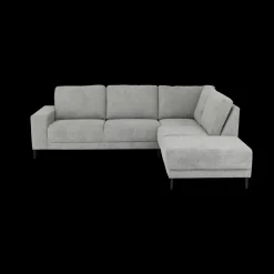 Hoeksalons|Ygo Hoeksalon SEVILLA Longchair Rechts Dolphin Grijs