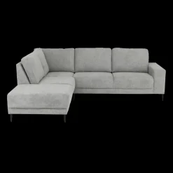 Hoeksalons|Ygo Hoeksalon SEVILLA Longchair Links Dolphin Grijs