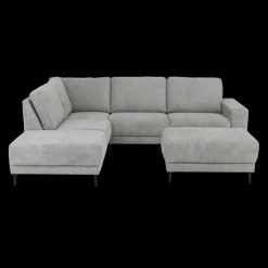 Hoeksalons|Ygo Hoeksalon SEVILLA Longchair Links Dolphin Grijs