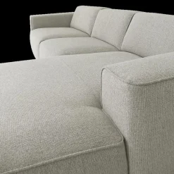 Hoeksalons|Ygo Hoeksalon SMILE Naturel B312-L161 Longchair Rechts