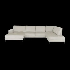 Hoeksalons|Ygo Hoeksalon SYLVESTER Longchair Links Movie 196 Shell B372