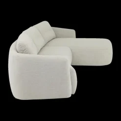 Hoeksalons|Ygo Hoeksalon UMBRIEL Longchair Rechts Beak Beige B343