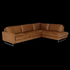 Hoeksalons|Ygo Hoeksalon VIDA Hoek Rechts Cognac