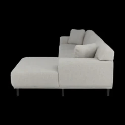 Hoeksalons|Ygo Hoeksalons QUILLO Longchair Rechts Grijs B325