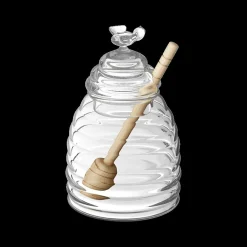 Bewaaraccessoires|Ygo Honingpot MELI M/Lepel Glas