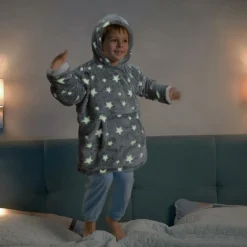 Homewear & Kledingaccessoires|Ygo Hoodie STARS Sterren Grijs