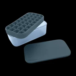 Aperitief & Wijn|Ygo Ijsblokjesvorm DOTZ Sil. M/Ijsbak Blauw