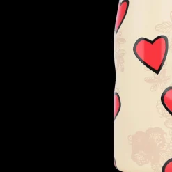 Koffie & Thee|To Go|Ygo Isoleerfles DAMYAN 500ml Tender Hart Beige/Rood