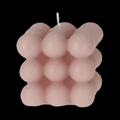 Woondecoratie|Ygo Kaars BALLS Bolletjesvorm L Roze