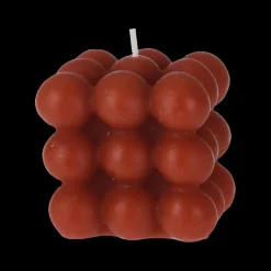 Woondecoratie|Ygo Kaars BALLS Bolletjesvorm L Tabak