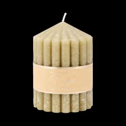 Woondecoratie|Ygo Kaars RIBBLE 10 Olijfgroen