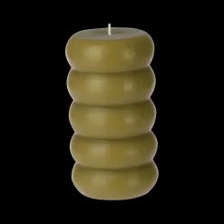 Woondecoratie|Ygo Kaars TYRES XL Olijfgroen