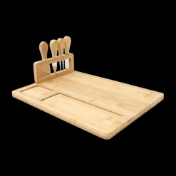 Servies|Tafelaccessoires|Ygo Kaasplank FRAGO M/4Del. Bestek Bamboe