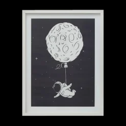 Decoratieve Accessoires|Ygo Kader IN SPACE Astronaut Blauw/Wit