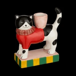 Kerst|Ygo Kandelaar BENZEL Kat Trui Rood