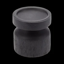 Woondecoratie|Ygo Kandelaar ROELOM Mango Zwart S