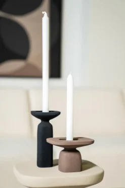 Woondecoratie|Ygo Kandelaar SQUER Alu Bruin S