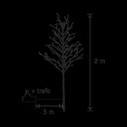 Kerst|Ygo Kerstboom SPARIO Zwart 248LED