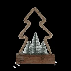 Kerst|Ygo Kerstfiguur X-MAS Led Jute Ass