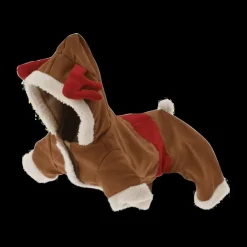 Kerst|Ygo Kerstoutfit PET-MAS Dieren Groen/Bruin Ass.
