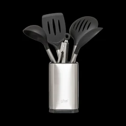 Bakaccessoires|Bestek|Ygo Keukengereiset COOKS 5Del. met Houder Inox