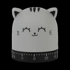 Keukenaccessoires|Bakaccessoires|Ygo Keukenwekker GREY CAT Grijs
