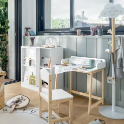 Tapijten | Meubels|Ygo Kinderkapstok CLOUD Staand Hout Wit